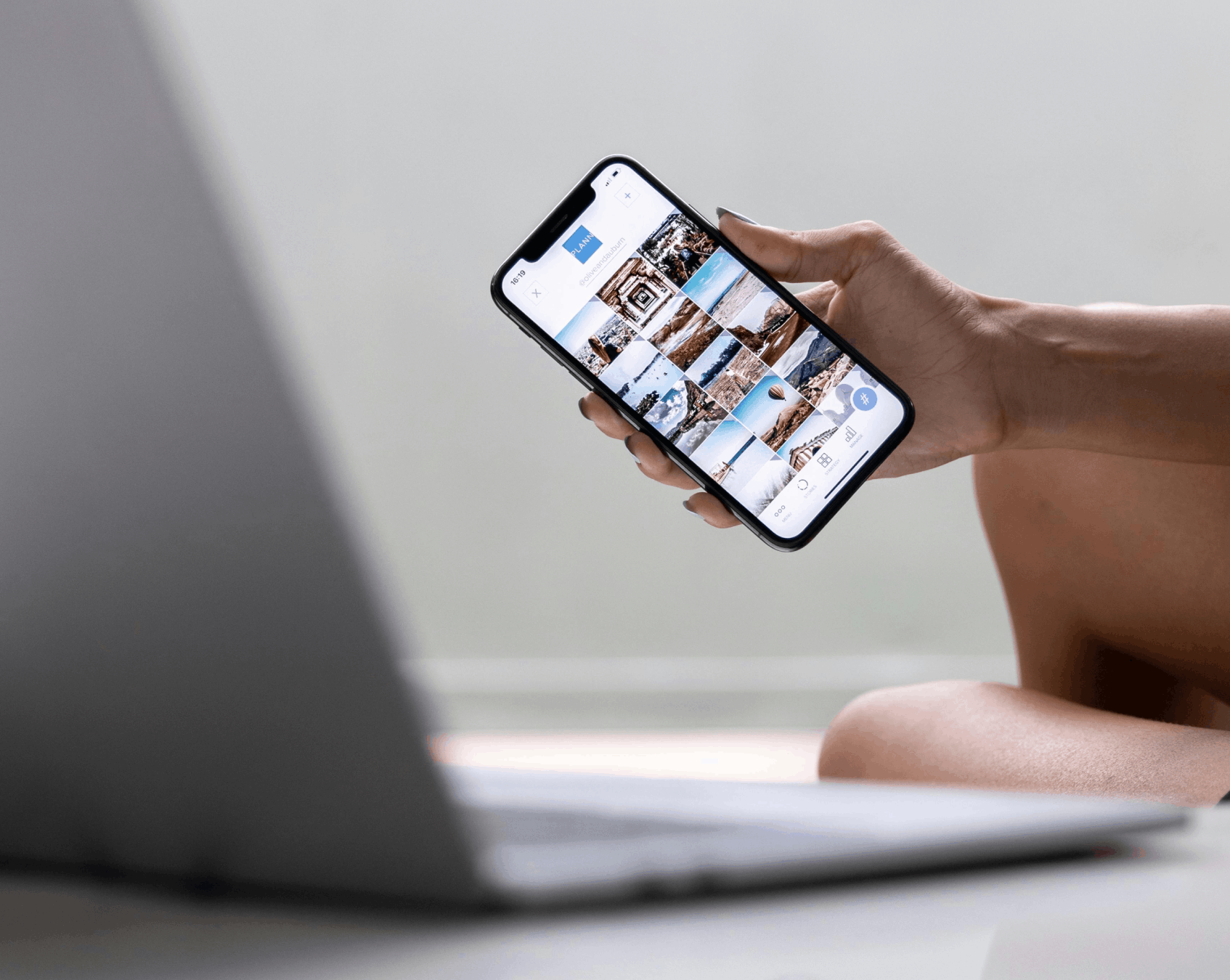 ordinateur vu de haut